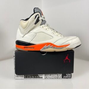 Nike Air Jordan 5 Retro Men's Size 10 Shattered Backboard Orange DC1060-100